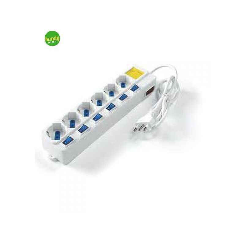 foto del prodotto elettrocanali multipresa spina 16 a 4 prese bipasso schuko 10 16 a cavo 1,5 mt