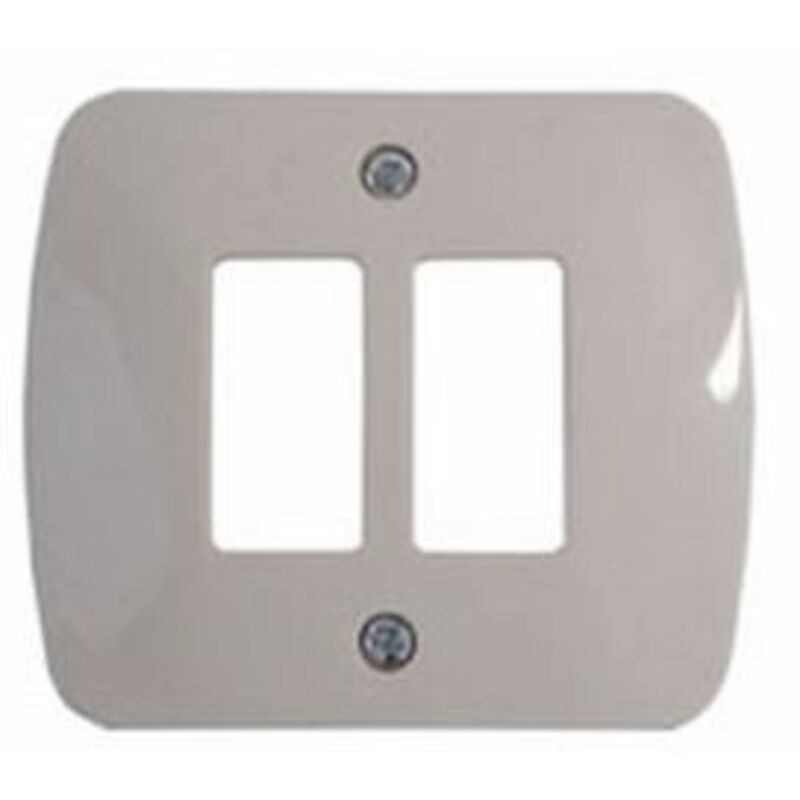 immagine 0 del prodotto elettrocanali placca autoportante 2 moduli avorio cod. eclpr652f 
