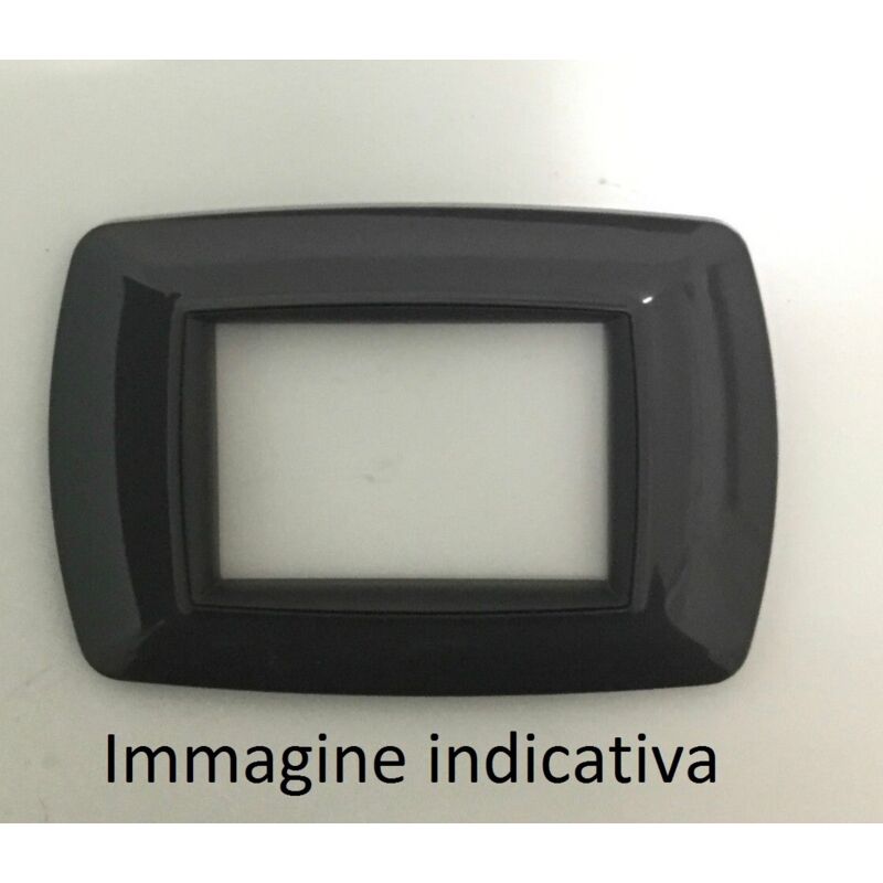 foto del prodotto elettrocanali placca mylife 4 mod. grigio scuro cod. ecl2984gs 