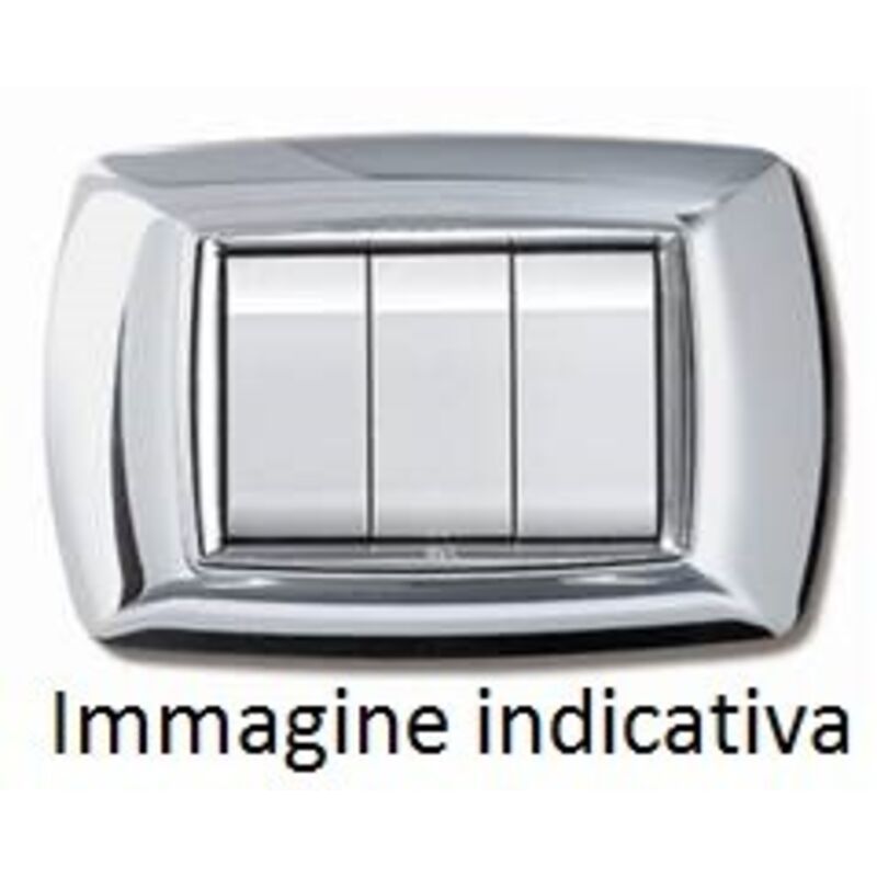 foto del prodotto elettrocanali placca mylife 4 moduli cromo cod. ecl2984cr 