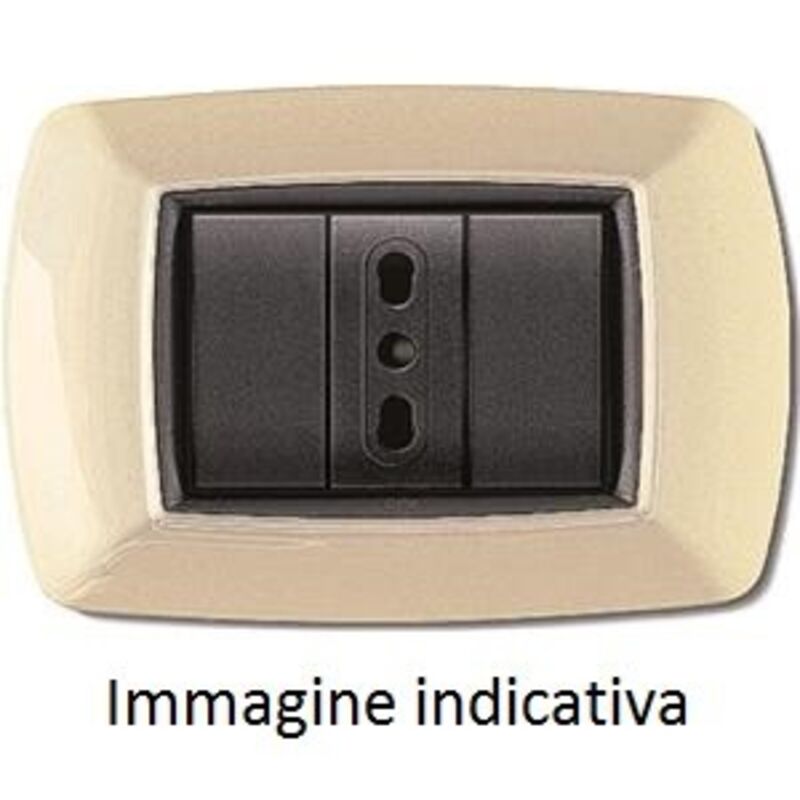 foto del prodotto elettrocanali placca mylife 7 moduli avorio cod. ecl2987a 