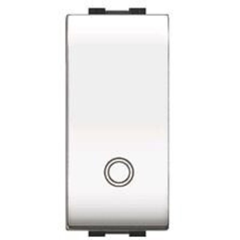 foto del prodotto elettrocanali pulsante life, unipolare 16 ax, colore bianco