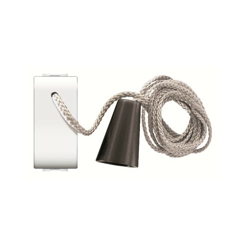 foto del prodotto elettrocanali pulsante unipolare tirante mylife 16a 1p no cod. ecl4024wh 