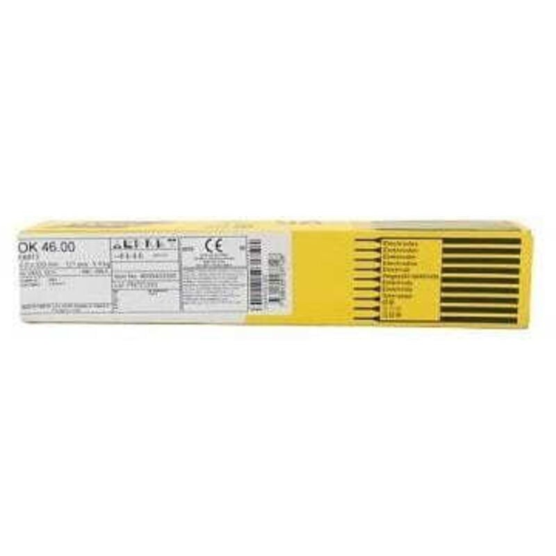 foto del prodotto elettrodo rutilico esab fi 2,5 x 350 mm 5,5 kg ok 46,00 312 pezzi rosa