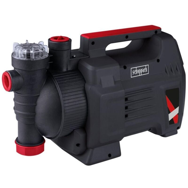 foto del prodotto elettropompa da giardino 1000 w 3.6 bar 3600 l h scheppach gp1100jet lcd