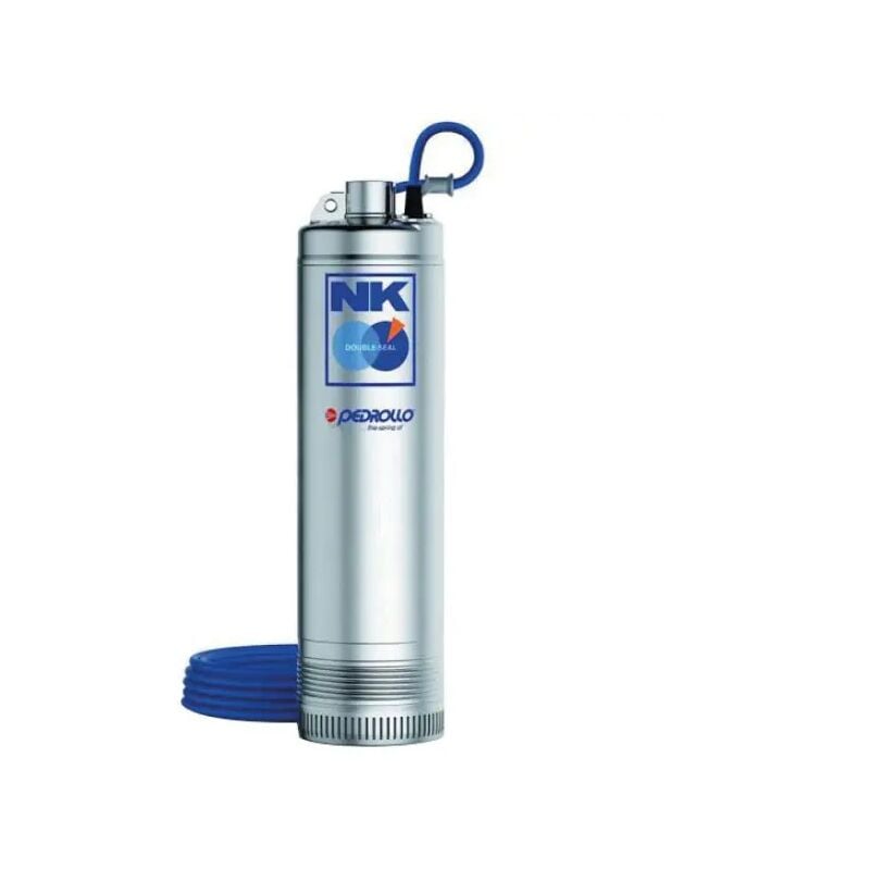 foto del prodotto elettropompa sommersa multigirante in acciaio 135 mm monofase per acque chiare modello nkm hp 1,5 kw 1,1 230v pedrollo