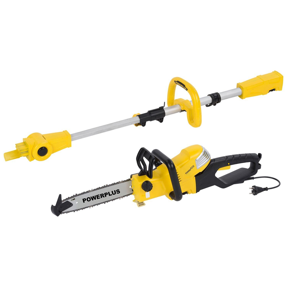 foto del prodotto elettrosega 900w motosega svettatoio elettrico multifunzionale 2 in 1 powerplus powxg1032