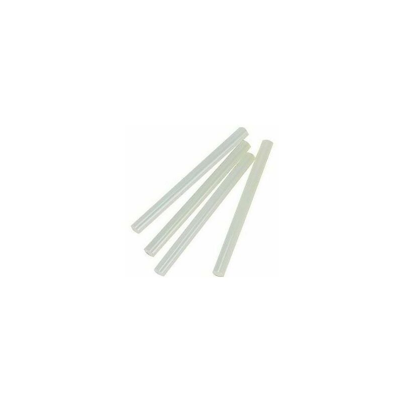 foto del prodotto elettroservice 25 pz colla a caldo adesivo per pistola temocollante trasparente 12 mm x 200 mm