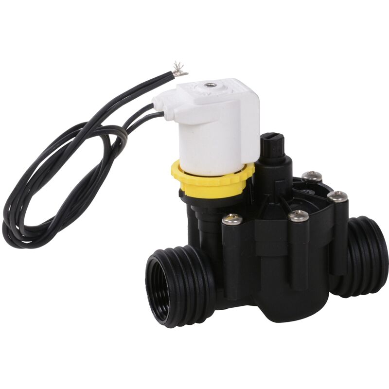 foto del prodotto elettrovalvola a solenoide azionata elettrica 3 4 pollici filettatura interna 24 vac con controllo del flusso rpe