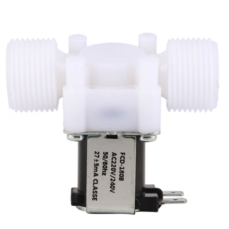 foto del prodotto elettrovalvola elettrica in plastica g3 4 nc valvola di ingresso acqua normalmente chiusaac220 240v eosnow