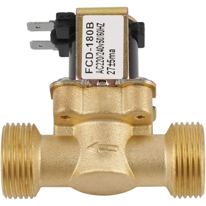 foto del prodotto elettrovalvola g3 4 ingresso acqua 2 vie n c ac normalmente chiusa 220 240 v fcd 180b