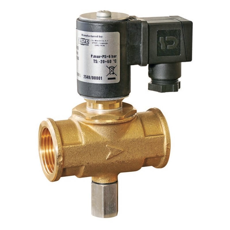 foto del prodotto elettrovalvola gas a riarmo manuale normalmente chiusa 500 mbar 230vac ot58