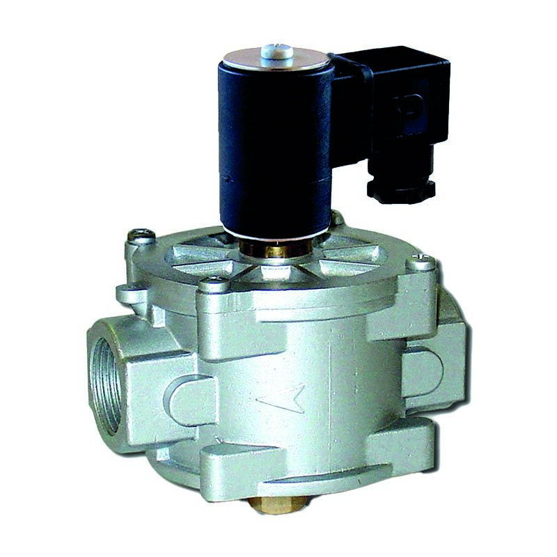 foto del prodotto elettrovalvola gas a riarmo manuale normalmente chiusa 500mbar 1 1 4 160mm con bobina