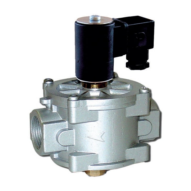 foto del prodotto elettrovalvola gas a riarmo manuale normalmente chiusa 500mbar 1 120mm con bobina
