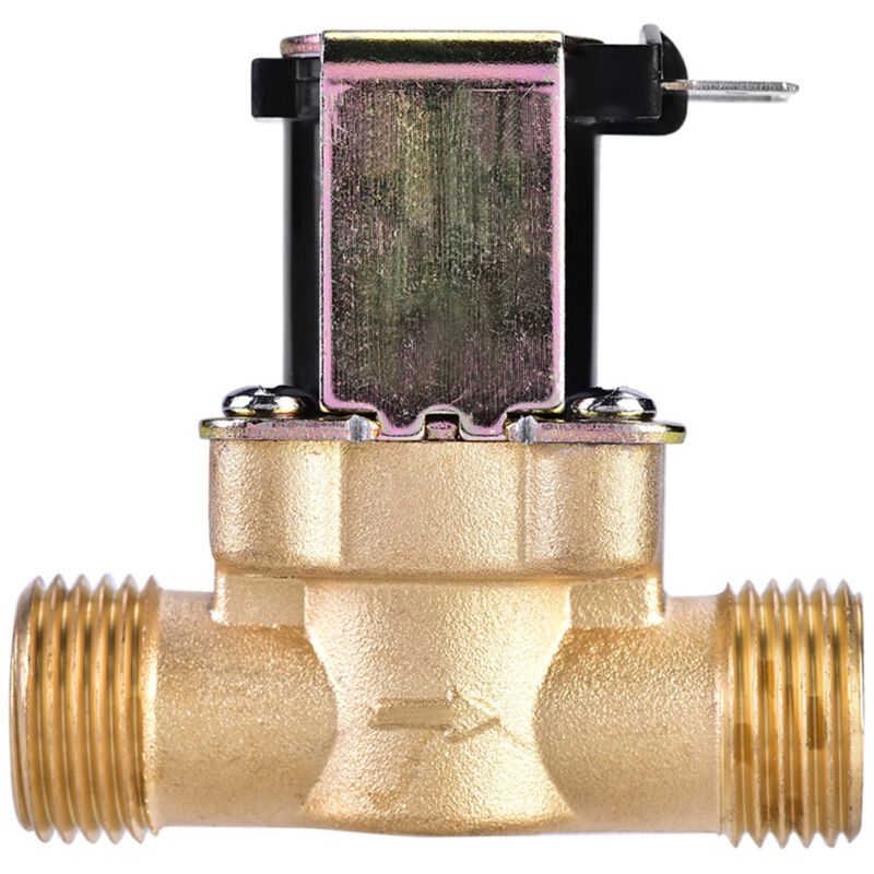 foto del prodotto elettrovalvola magnetica a solenoide elettrica in ottone normalmente chiusa da 1 2 ac 220 v per il controllo dell acqua zoternen