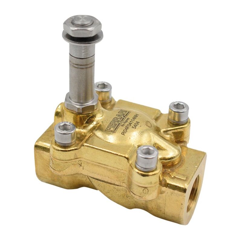 foto del prodotto elettrovalvola normalmente chiusa on/off 1 1/4 per acqua senza bobina membrana nbr