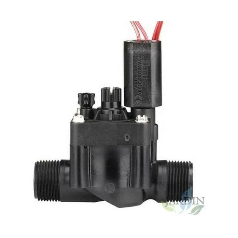 foto del prodotto elettrovalvola per irrigazione pgv 101 mm 1 24v maschio con regolatore di flusso hunter