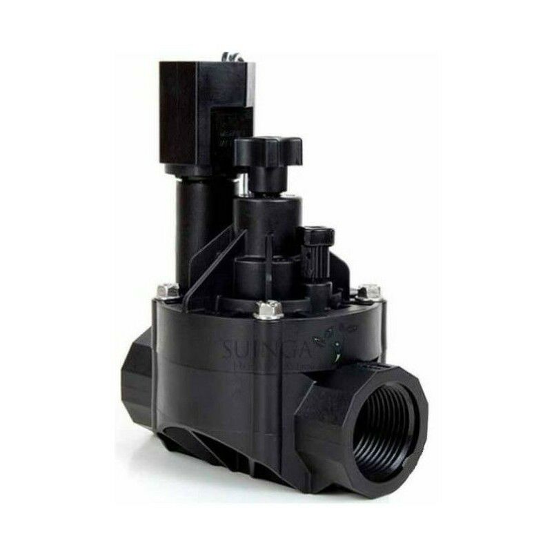 foto del prodotto elettrovalvola per irrigazione rain bird 100hvf 1 24v con regolatore di flusso. funziona con programmatori elettrico