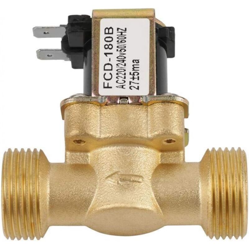 foto del prodotto elettrovalvola ymyny, ingresso acqua bidirezionale g3 4 n c elettrovalvola elettronica normalmente chiusa ac 220v 240v fcd 180b