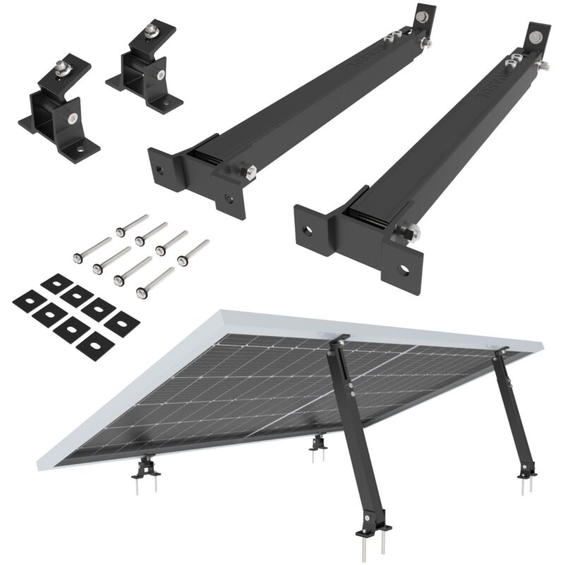 foto del prodotto elevazione modulo solare montaggio a terra balcone centrale elettrica nuasol