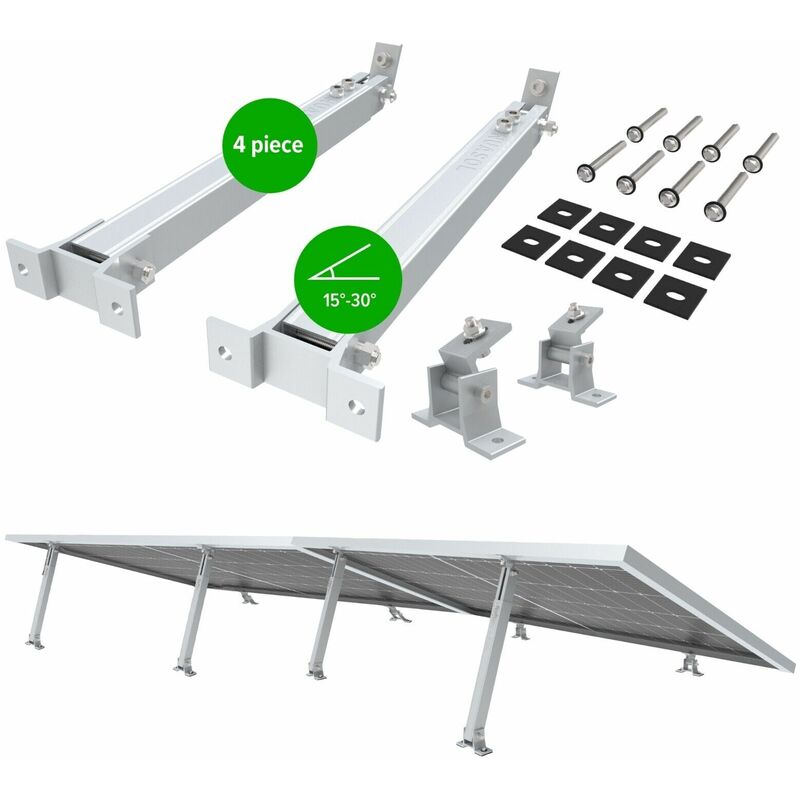 foto del prodotto elevazione modulo solare montaggio a terra balcone centrale elettrica nuasol