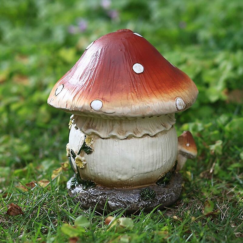 foto del prodotto elfo mushroom house statua resina fata giardino ornamento artigianato decorazioni per la casa