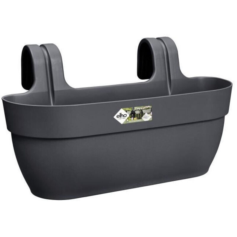 foto del prodotto elho vaso da fiori vibia campana easy hanger large antracite balcone esterno l 24,1 x p 46 x h 26,5 cm
