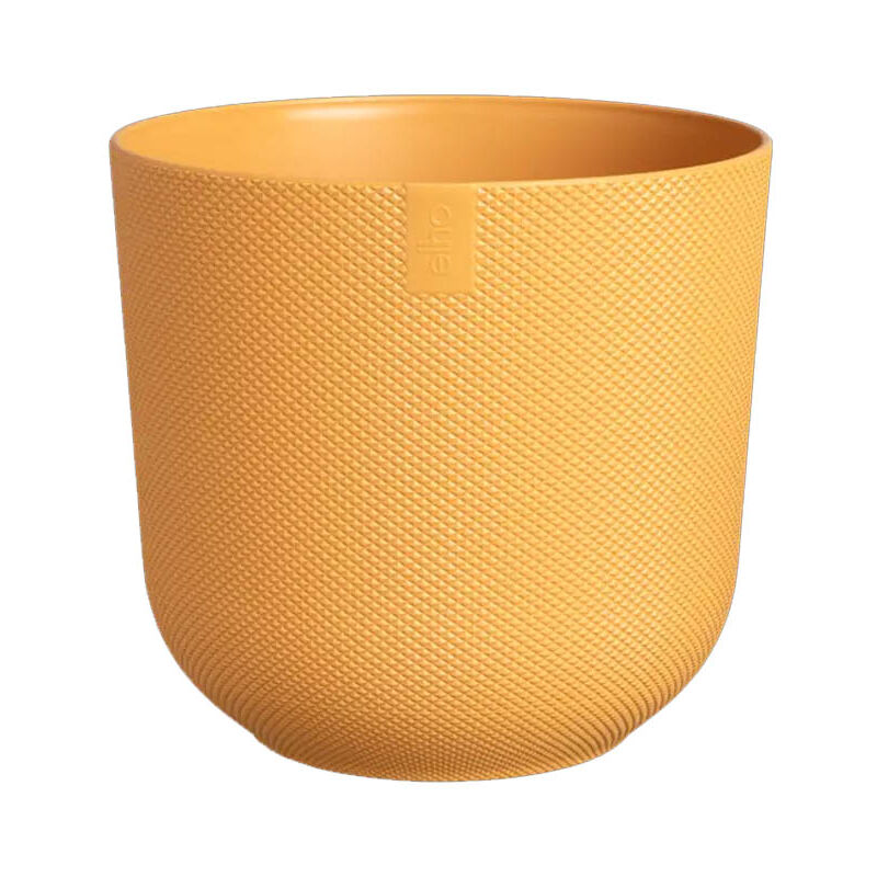 foto del prodotto elho, vaso jazz round giallo ambra 14xh13cm, vasi interno esterno