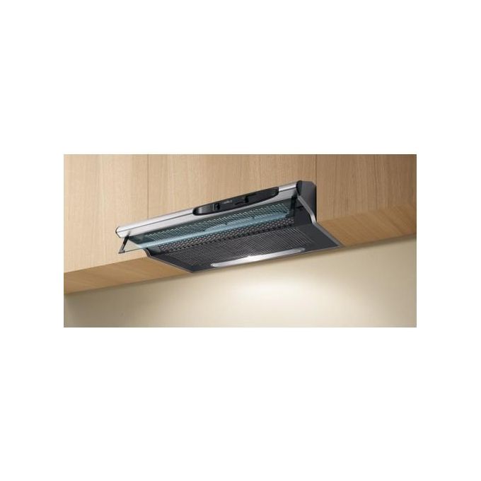 foto del prodotto elica concorde wh f 60 cappa sottopensile aspirante 60 cm, 250 m h, classe d, 59 db, comandi meccanici, 2 velocita , filtro antigrasso in alluminio, illuminazione alogena, bianco