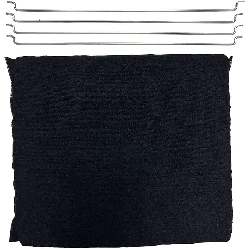 foto del prodotto elica filtro carbone rigenerabile long life antiodore per cappa aspirante, dimensioni 275x240 mm f00439 mod. 31 per modelli easy elektra ico
