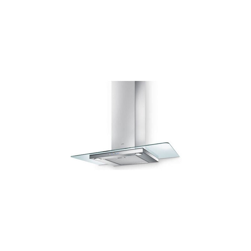 foto del prodotto elica flat glass ix a 90. potenza massima di estrazione 450 m h, tipo di estrazione aspirante, emissione acustica 59 db. tipo cappa aspirante a