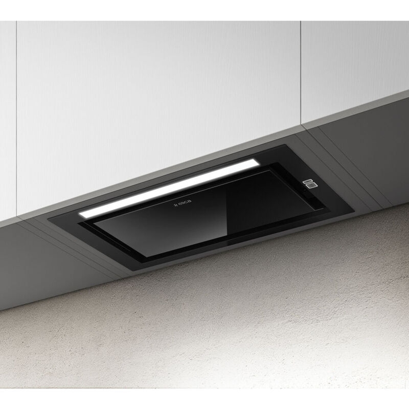 foto del prodotto elica hidden 2.0 blgl a 90 integrato nero, acciaio inox 700 m3 h