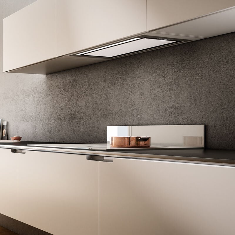 foto del prodotto elica hidden ixgl/a/60. potenza massima di estrazione 475 m /h, tipo di estrazione aspirante, rumorosità (velocità bassa) 49 db. tipo integrato,