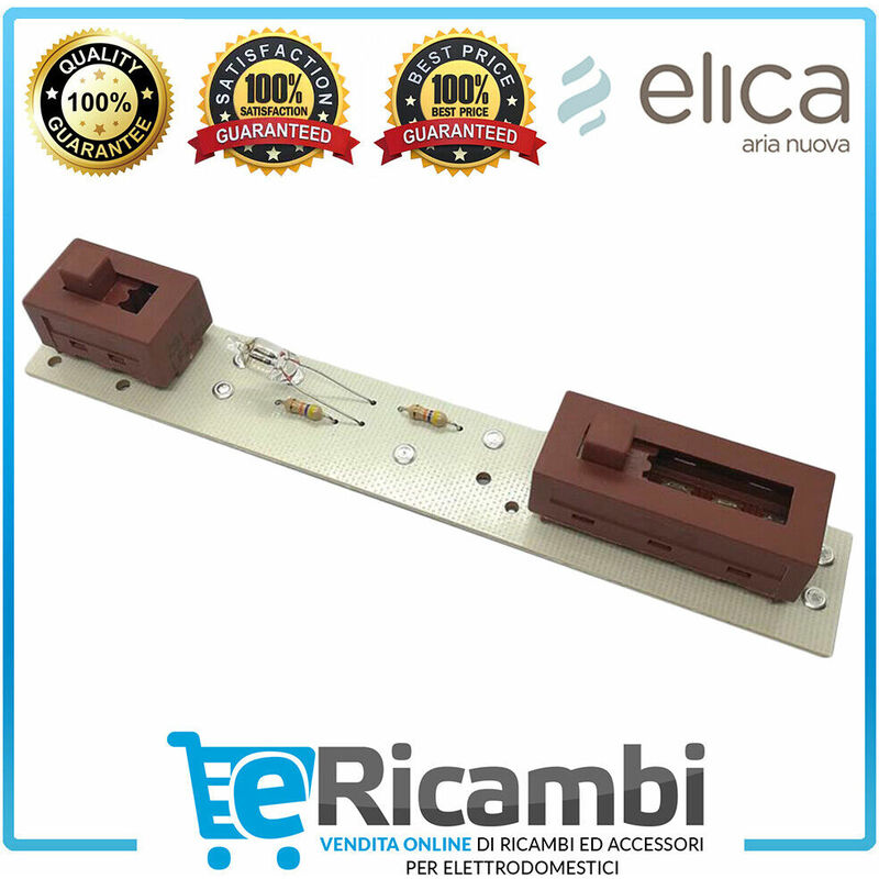 foto del prodotto elica interruttori scheda comandi lampada per cappa f113 turboair 12,8x2cm