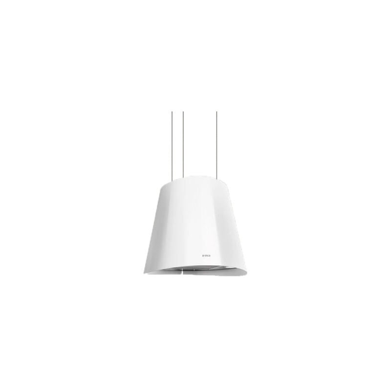 foto del prodotto elica juno wh f 50 cappa sospeso bianco 690 m3 h