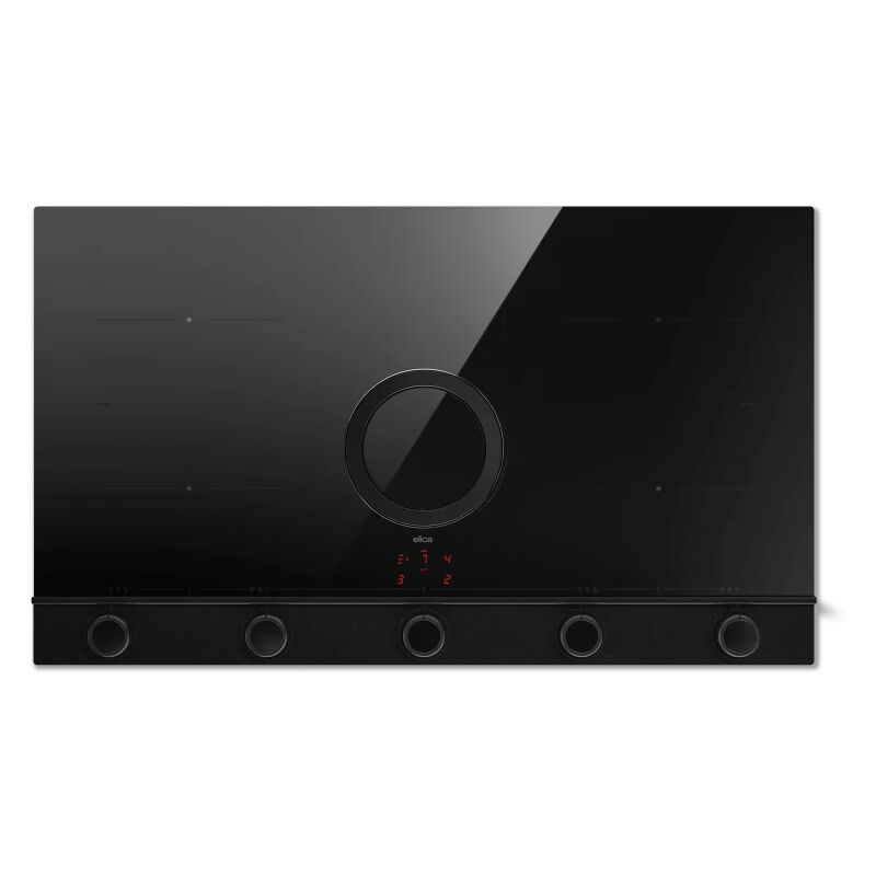 foto del prodotto elica nikolatesla unplugged evo bl a 90. colore del prodotto nero, posizionamento dell apparecchio da incasso, dimensione della larghezza del