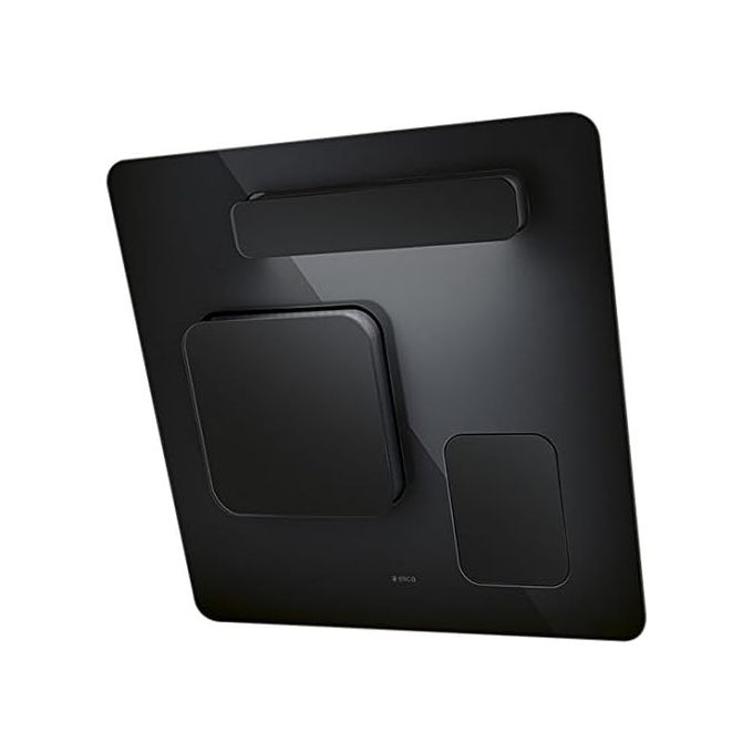 foto del prodotto elica prf0020288 feel cappa a parete aspirante 80 cm, 700 m -h, classe a, 65 db, controllo elettronico, 3 velocita', filtro antigrasso in alluminio, illuminazione led, nero