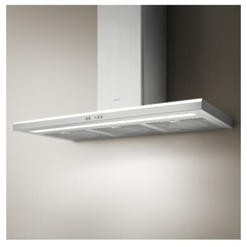 foto del prodotto elica prf0079550a moon ix-a-90 - cappa a parete filtrante 90 cm, 691 m -h, classe c, 68 db, controllo elettronico, 3 velocita', filtro antigrasso in