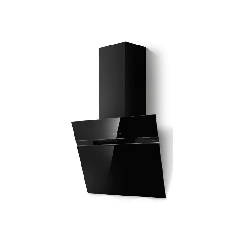 foto del prodotto elica stripe bl a 60 cappa aspirante a parete nero 757 m3 h