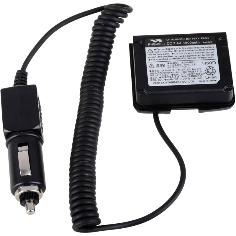 foto del prodotto eliminatore di batteria per yaesu vx 6, vx 7r, vx 7rb, vx 7e, vxa 700, vxa 710, vx 5, vx 5r, vx 5rs, vx 6r, vx 6re,