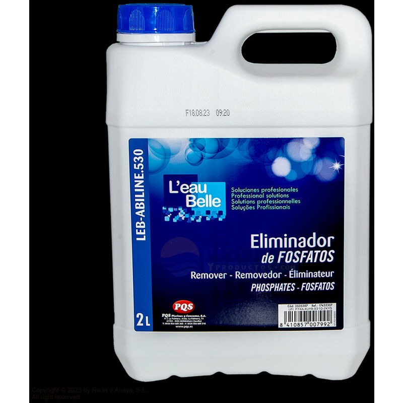 foto del prodotto eliminatore di fosfati 2 l. leb abiline 530. pqs