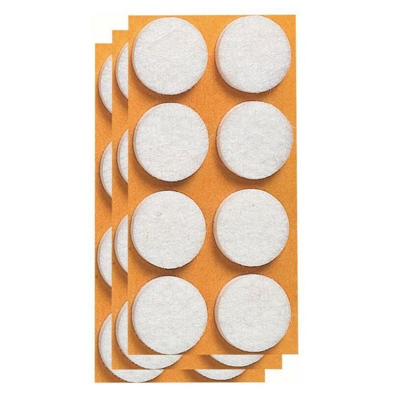 foto del prodotto eliplast feltrini per sedie 22 mm 24 pz
