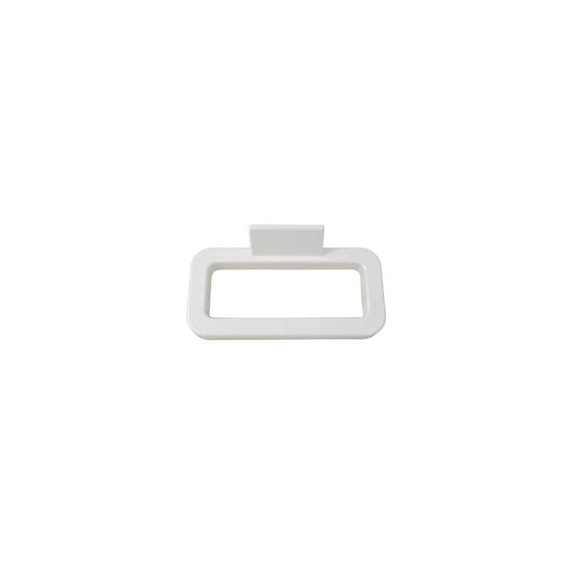 foto del prodotto eliplast portasciugamani anello in plastica bianco cm.17x18 blister pz.1