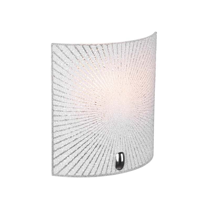 foto del prodotto elisa applique rettangolare vetro decoro e graniglia di vetro l.20cm x h.22cm