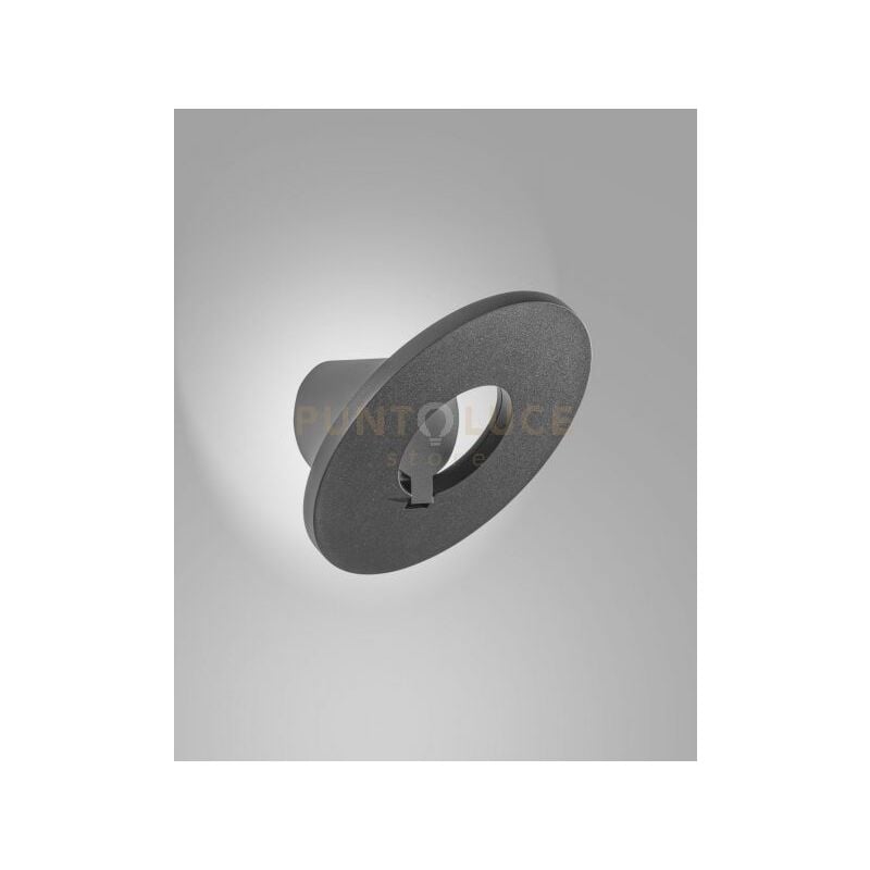 foto del prodotto elite applique grigio scuro a led 10w 3000k 1309lm per estero ip54 regolabile e girevole