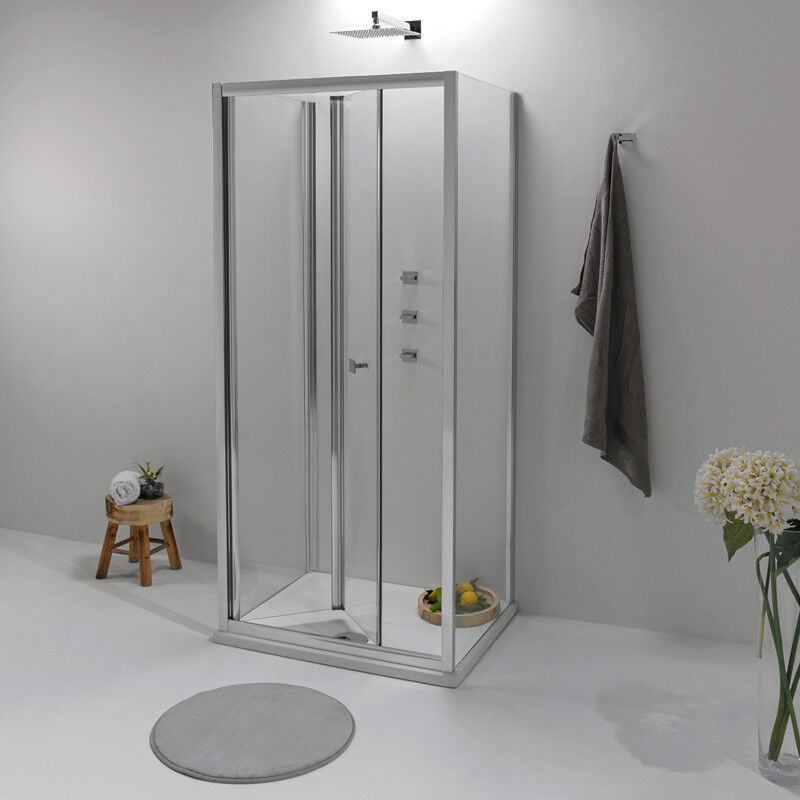 foto del prodotto elite box doccia a libro 70x100x70 cm 3 lati cristallo trasparente 6 mm