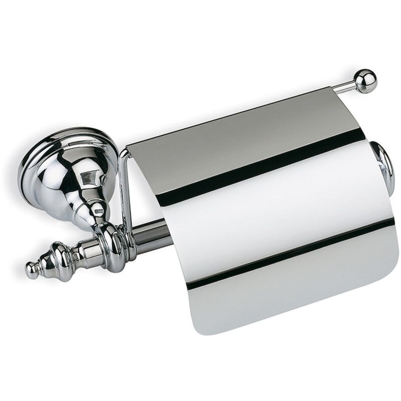 foto del prodotto elite porta rotolo con coperchio cromato codice prod 000el11c08 stilhaus
