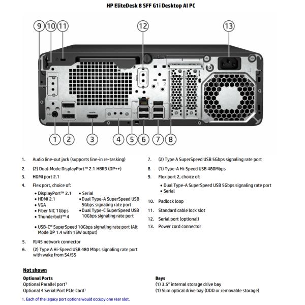 foto del prodotto elite sff 8 g1i ultra 7 265 16 512 dvd win11p 3yw