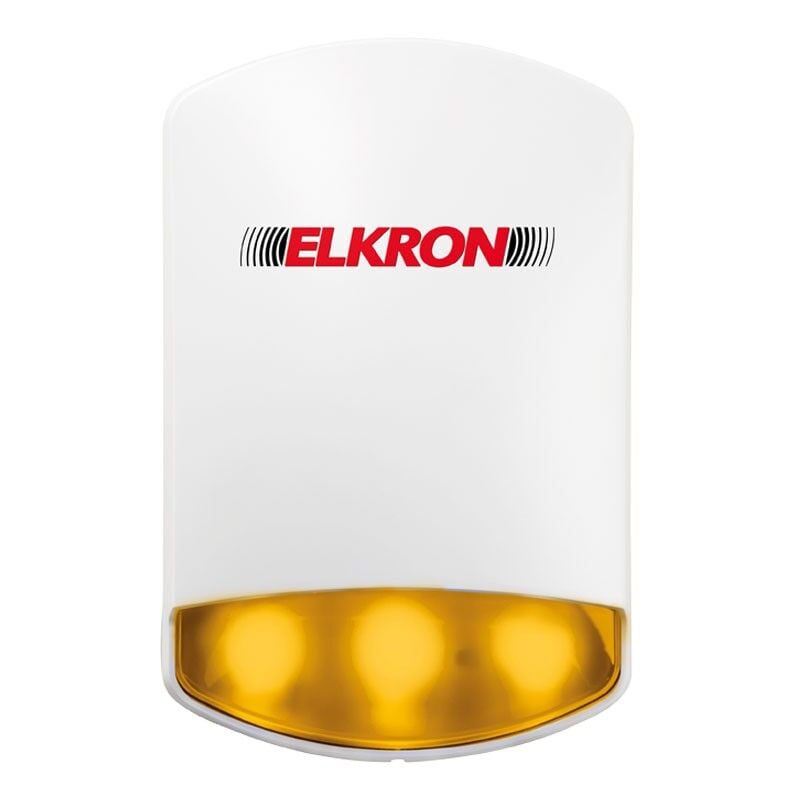 foto del prodotto elkron sirena da esterno hp600 wireless con lampeggiante 80hp8a00113