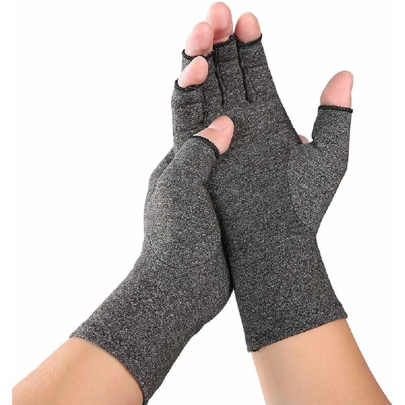 foto del prodotto elle gants anti arthrite 1 paire fournit chaleur et pression pour augmenter la circulation, r duire la douleur et favoriser la gu rison m,